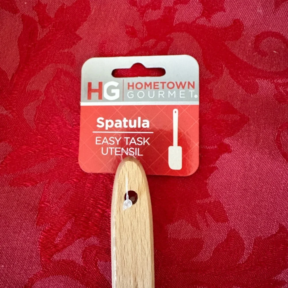 ☀️ 3/$10 Snowman durable silicone with wood handle spatula ( see description)